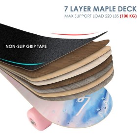 weskate skateboard seven layers